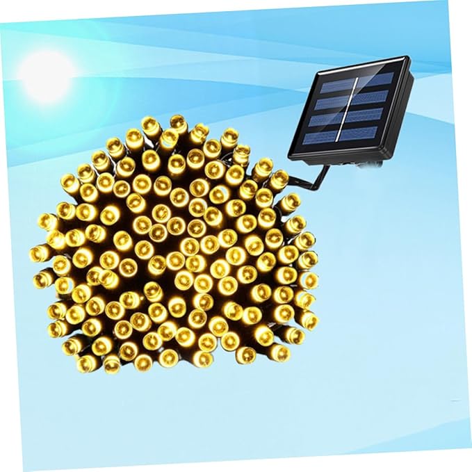 Solar LED String Lights LEDs Warm White Solar-Powered Outdoor Decorative Lighting for Garden Patio Lawn Festive | Lumora