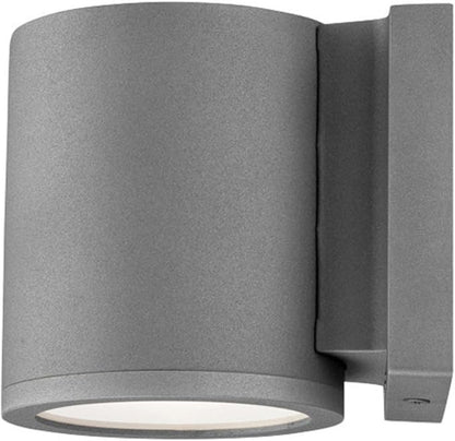 WAC Lighting WS-W2605-GH Tube LED Outdoor Wall Light Fixture, Dark Sky Friendly Single Light, 3000K in Graphite Finish
