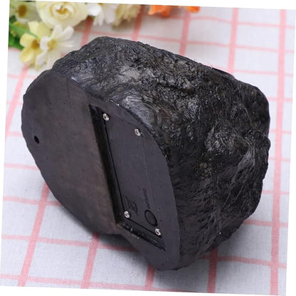 HOMSFOU 2pcs Simulation Stone Solar Lamp Outdoor Landscape Light Solar Pathway Lamp for Patio Driveway
