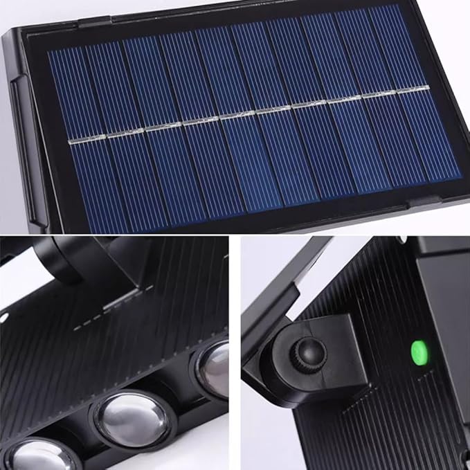Waterproof IP65 Wall Sconce, Solar Wall Lights Outdoor,Cordless,Up and Down Lamp, Bright Wall Sconce Deck Light for | Lumora