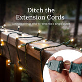 Pro Christmas LED Christmas Lights – 70 Count Wide Angle Conical String Lights – Professional Grade Indoor/Outdoor | Lumora