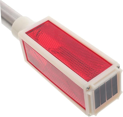 LIFKOME Solar Driveway Marker Lights Outdoor LED Solar Pathway Lights for Driveway 2-Pack Bright Illumination