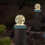 SUNNYPARK 2PK Solar Post Cap Lights -Waterproof Outdoor Cap Lights for Deck, Fence, Patio, LED Garden Decorative | Lumora