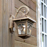 Outdoor Lamp Post Light Outdoor Glass Retro Traditional Edison Waterproof Wall Lamp Wall Fixture Vintage E27 Garden | Lumora