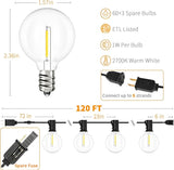 Svater G40 120FT Patio Lights + 75FT ST38 Solar String Lights Outdoor with Remote | Lumora