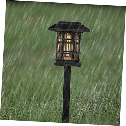 TOYANDONA 4Pcs Solar Pathway Lights Waterproof Outdoor Garden Lights Adjustable LED Ground Stakes for Patio and Walkway Decor