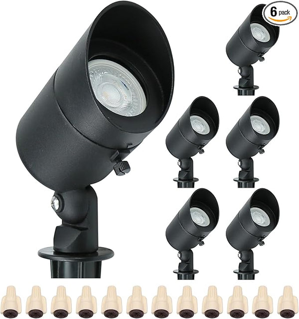 Lumina Lighting® 5W Landscape Lighting 12V Landscape Lights Low Voltage Landscape Spotlights Warm White Waterproof | Lumora