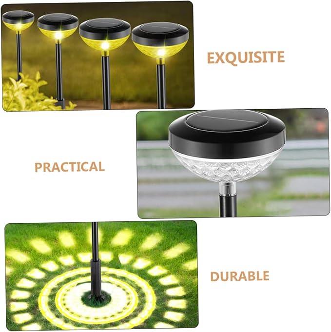 Solar Pathway Lights LED Garden Stake Lights Outdoor Decor Light Solar Powered Lamp for Patio Garden Lighting