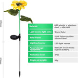 ZPSHYD Solar Sunflower Lights, IP65 Waterproof Outdoor Garden Auto ON/Off Solar Decorative Lights for Backyard | Lumora