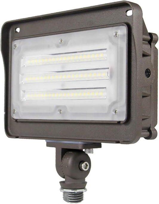 kadision LED Flood Light Outdoor 50W, 6500LM (200W HPS/MH Equiv.) 5000K Daylight, Waterproof Knuckle Mount LED Outdoor Flood Lights for Garden Porch Yard, 100-277V ETL-Listed 1-Pack