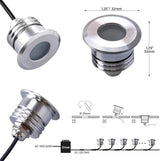 LED Deck Handrail Light 10-Pack, Low Voltage DC 12 Volts Recessed Stair Handrail Lighting,IP68 Waterproof Outdoor | Lumora