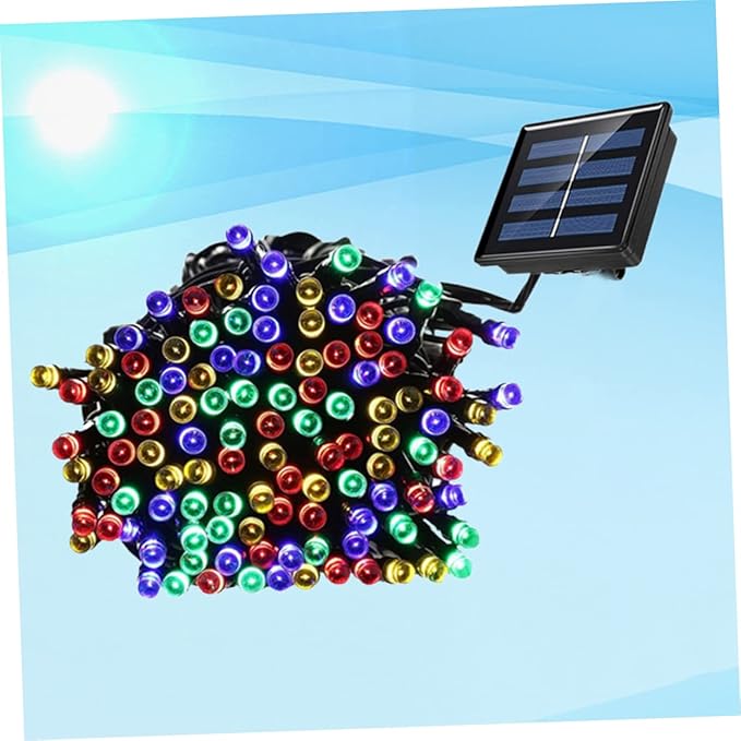 Uonlytech Solar-Powered Led String Lights Beads Garden Lights Outdoor Decorative Suitable for Parties Weddings | Lumora