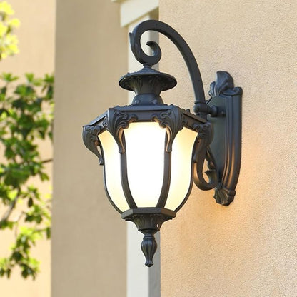 European Garden Wall Light, E26 Outdoor Waterproof s Lamp, New l Die- AlumiExpression artistique m, Ip65 Corridor Door Mounted Lighting Sconces Bronze Color