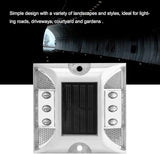 AUNMAS Ground Lights LED Solar Power Ground Marker Lights Outdoor Driveway Road Highway Spike Lamp | Lumora