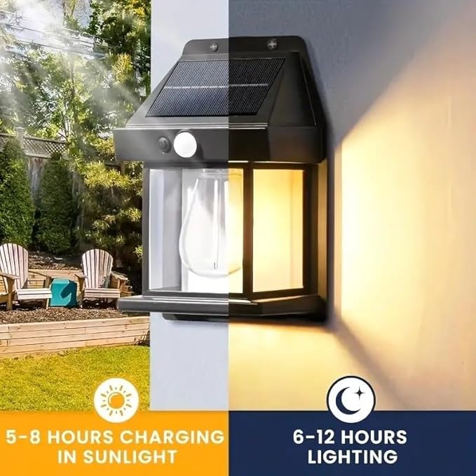 Set of 10- Solar Powered Outdoor Pathway Lights with Automatic Light Sensor