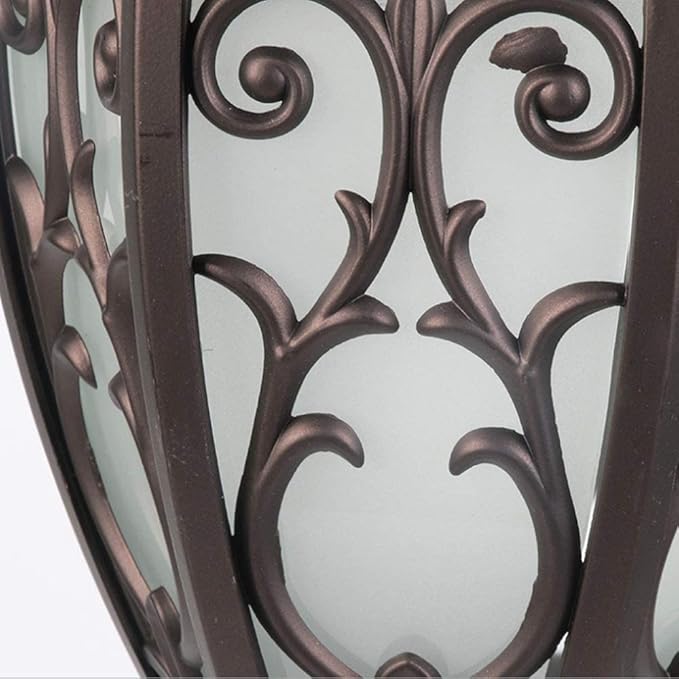 Lights Outdoor IP65 Waterproof Rainproof Victoria Solar LED Post Pillar Column Light European Antique Community | Lumora