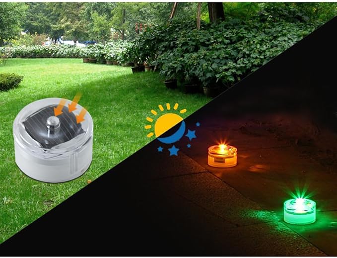 NUOBESTY Waterproof In-ground Buried Light Outdoor Garden Landscape LED Pathway Lamp Solar Energy Yard Light for | Lumora
