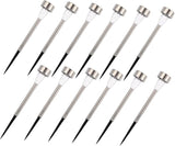 12pcs Outdoor Solar Lights for Solar Pathway Lights Low Voltage Landscape Stake Garden for Decor | Lumora