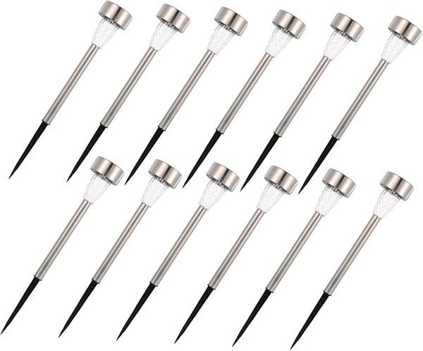 12pcs Outdoor Solar Lights for Solar Pathway Lights Low Voltage Landscape Stake Garden for Decor | Lumora