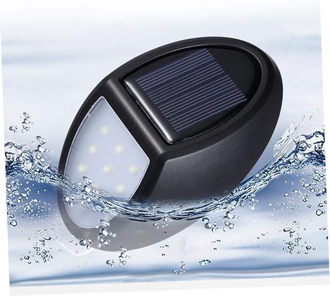 Hemoton 3pcs 10 Led Solar Deck Lights Outdoor Stair Lights Waterproof for Yard Patio Path Garden Fence Walkway Step | Lumora