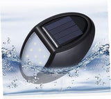 Hemoton 3pcs 10 Led Solar Deck Lights Outdoor Stair Lights Waterproof for Yard Patio Path Garden Fence Walkway Step | Lumora