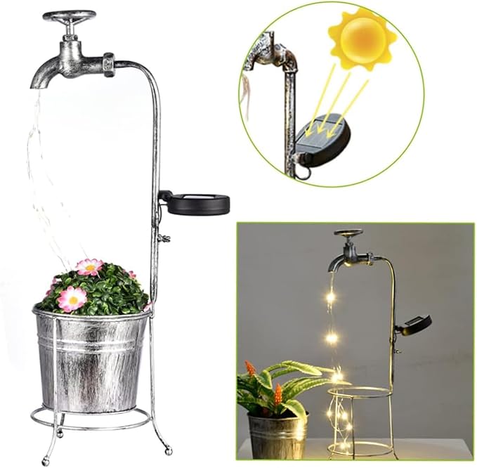 Retro Solar Watering Can, Flexible Waterproof Led Landscape Lights, Stylish Build + Practical Compact Design, Ideal for Garden Yard Farm Pathway Patio Lawn Courtyard Deck Outdoor Decoration