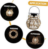 Vintage Solar Hanging Lantern Waterproof Edison Bulb for Outdoor Garden Decoration Solar Powered Decorative Light | Lumora