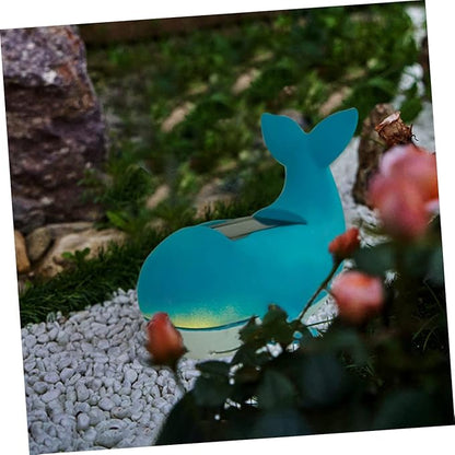 Happyyami Solar Pathway Lights Resin Craft Ornament Led Animal Lamp Patio Decor
