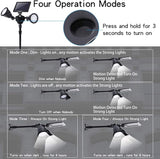 Solar Outdoor Spotlights, 1400-Lumens Bright 36 LED Motion Sensor Spot Lights Waterproof Double Head Security Light | Lumora