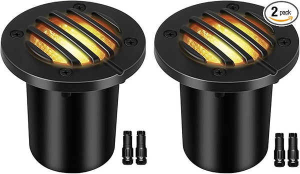 Low Voltage Landscape Lighting: 10W 2700K Warm White LED Well Lights, 12/24V Outdoor In-Ground Lights with IP67 | Lumora