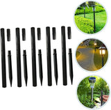 Lawn Light Accessories 15Pcs Solar Torch Light Extension Poles with Ground Stakes and Connector Kit for Outdoor | Lumora