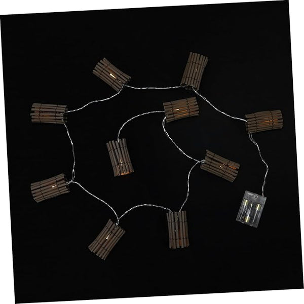 Artistic Simulation Rattan Pendant Lights Elegant Hanging String Lights for Room Garden | Lumora