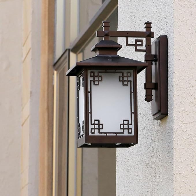 New Chinese Style Outdoor Waterproof Wall Light,European E26 Modern Simple s Lamp,Balcony Stair Corridor Aisle | Lumora