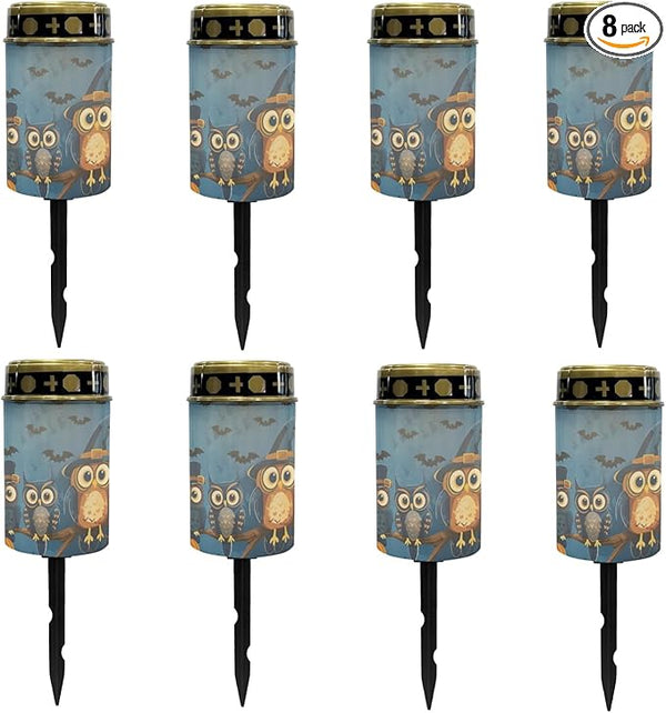Halloween Owl Solar Garden Lights Outdoor Halloween Solar Walkway Lights,Pathway Lights Waterproof Solar Pathway | Lumora