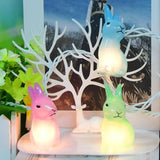 8.5FT Easter Decorations Bunny Lights, 10Pcs LED Pastel Easter Bunny Lights Plug in, Easters Light String for | Lumora