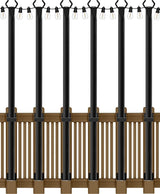 AILBTON 6 Pack 5Ft String Light Poles,Light Poles for Outside String Lights,Outdoor Light Poles with Fence | Lumora