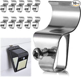 HUXOR No-Hole Needed Vinyl Siding Clips Hooks Hanger for Hanging Solar Powered Lights on Vinyl - Outdoor Wall Light | Lumora