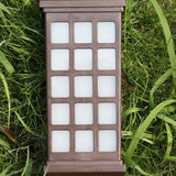 Uonlytech 2pcs Solar Lights Outdoor Waterproof Window Long Style Wall Lights Security Lighting for Patio Garden | Lumora