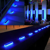 YiLaie Blue Solar Lights for Outside Auto ON/Off, Small Stick on Solar Strip Lights Outdoor Waterproof for Stair | Lumora