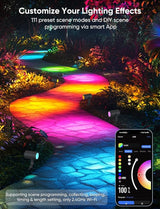 APPECK Smart Landscape Lighting Kit 36W, RGBCW Smart Landscape Lights 6 Pack, IP65 Waterproof Outdoor Spotlights | Lumora