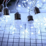 Solar String Light Outdoor Edison Vintage Plastic Hanging Waterproof String Lights for Deck Yard Tents Party Decor | Lumora