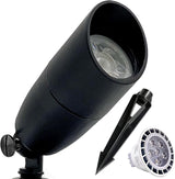 LED Spot Lights Outdoor 7W LED Landscape Light 111 - Black Solid Metal Low Voltage Lighting Spotlight Outdoor for | Lumora