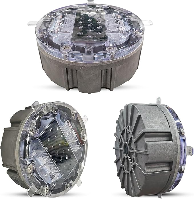 Solar Traffic Lights, Road Signs Underground Light, IP68 Waterproof Outdoor Warning Light, Sidewalk Marker Traffic | Lumora