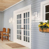 Kichler Chesapeake 14.75" 3 Light Outdoor Wall Light with Clear Beveled Glass in Black | Lumora
