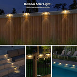 TIJNN Solar Deck Lights, Outdoor Lighting Solar Fence Light Waterproof Backyard Essentials Patio Decor,for Outdoor | Lumora