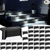 Tuanse 36 Pack Solar Deck Lights Outdoor Step Waterproof LED Stairs Lights Outside Fence Step for Pool Garden Wall | Lumora