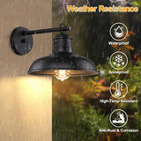Outdoor Wall Lights - 4-Pack Black Sconces, Farmhouse Barn Lights, Modern Indoor Wall Mount Lighting Fixtures with | Lumora