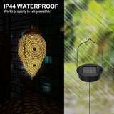 Solar Lights Outdoor Hanging with Shepherd Hook Garden Decor Birthday Gifts for Women, Mom, Family Solar Lanterns | Lumora