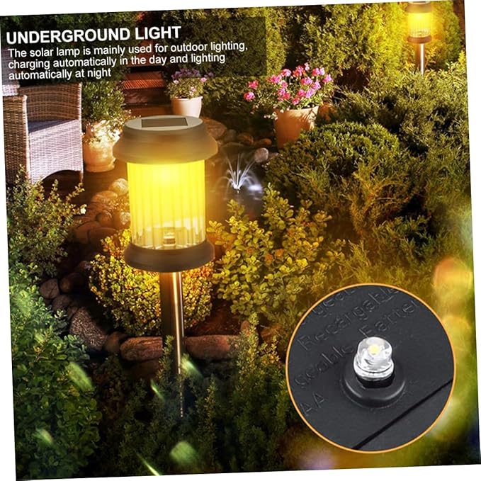 6pcs Solar Lawn Light Led Solar Garden Lights Outdoor Landscape Lamp Ground Plug Landscape Pathway for Outdoor | Lumora