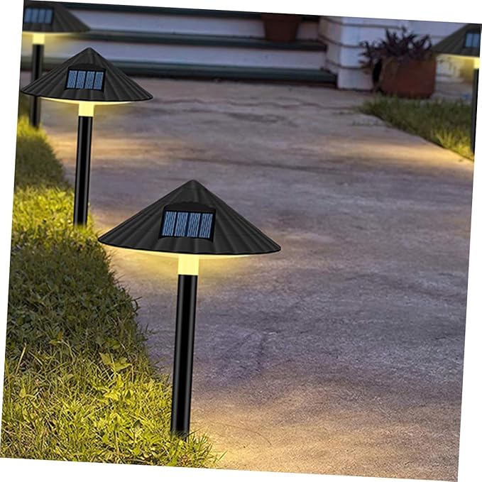 Solar Energy Lawn Lamp with Light Sensor, Waterproof Outdoor Garden Path Light, Warm LED Landscape Lighting for Yard Decor